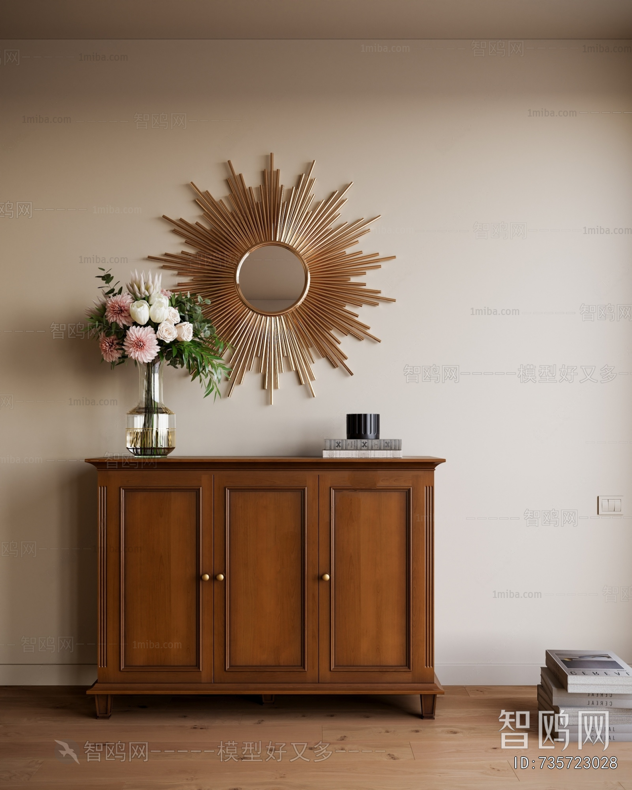 European Style Entrance Cabinet