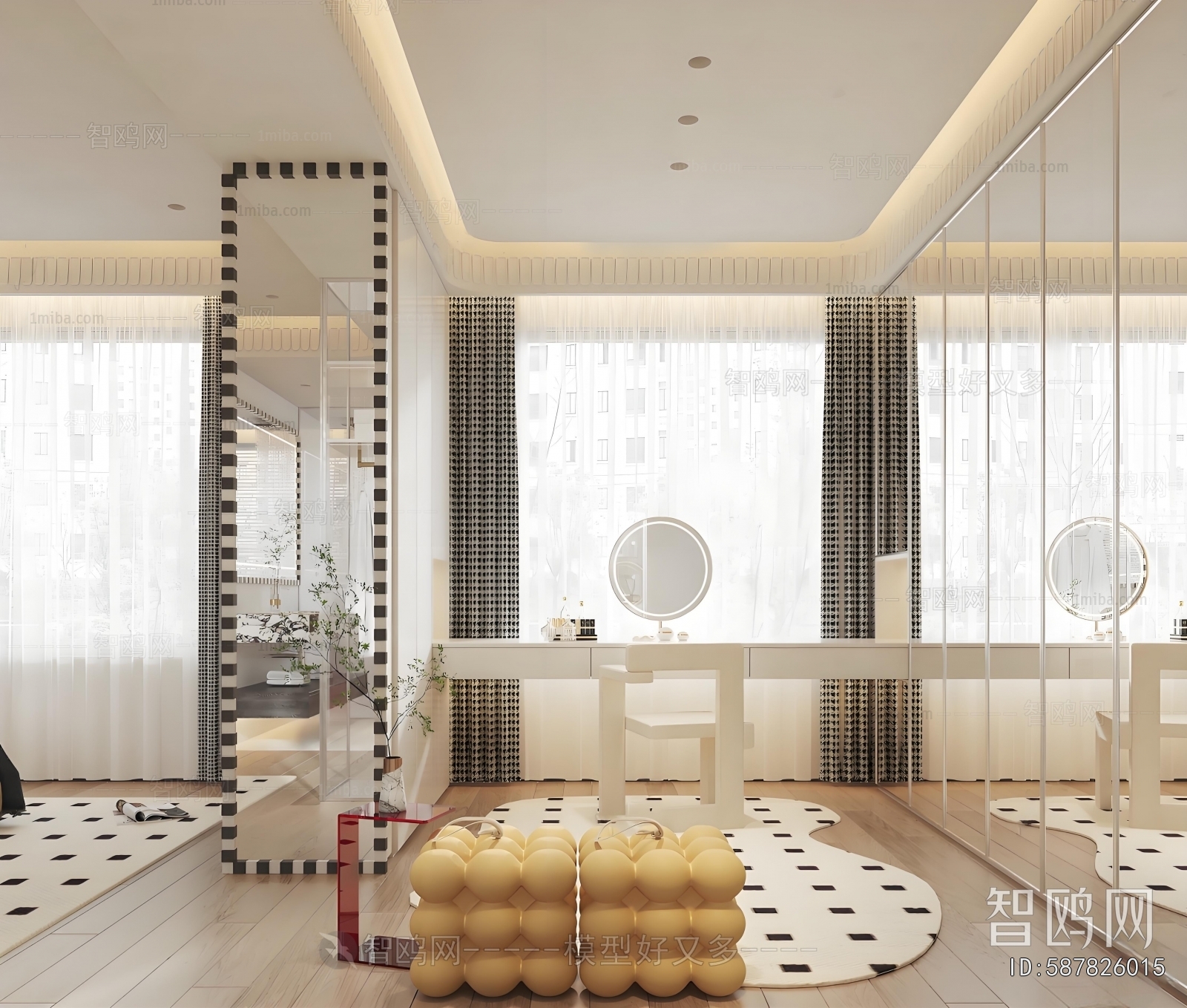 Modern Clothes Storage Area