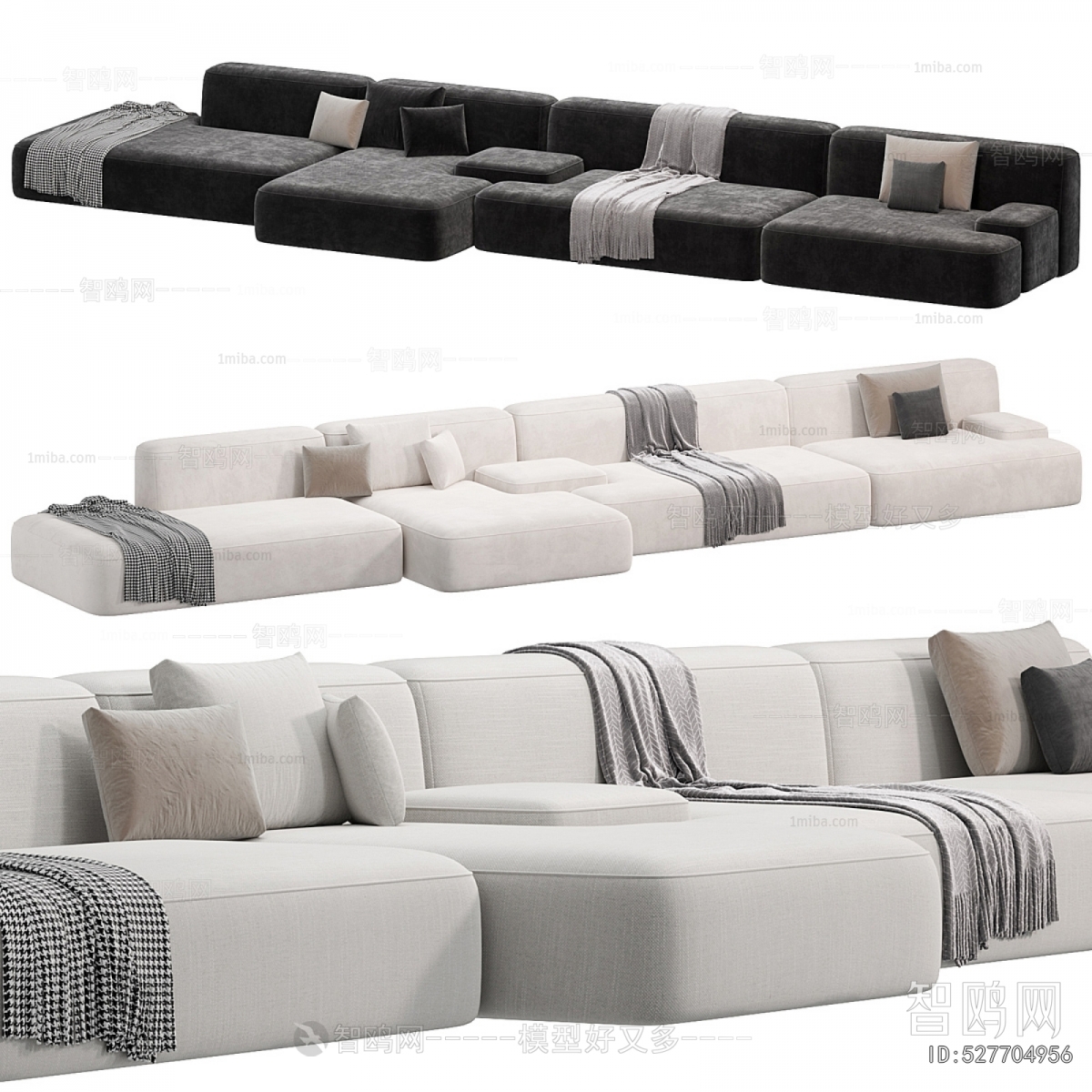 Modern Multi Person Sofa
