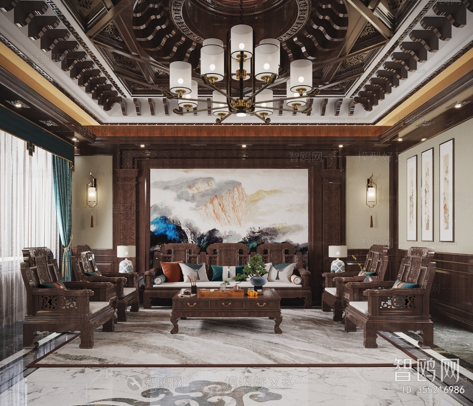 Chinese Style A Living Room