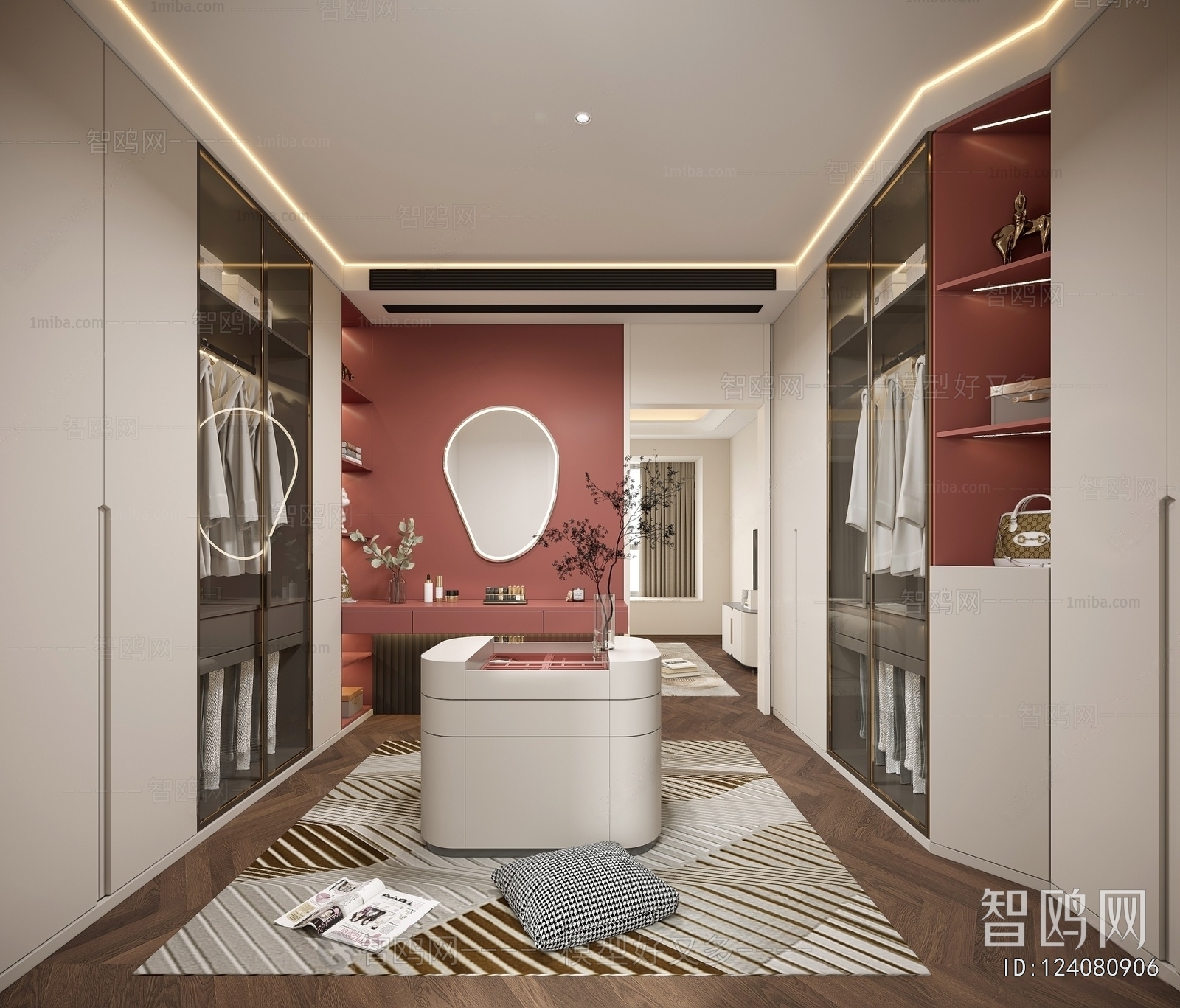 Modern Clothes Storage Area