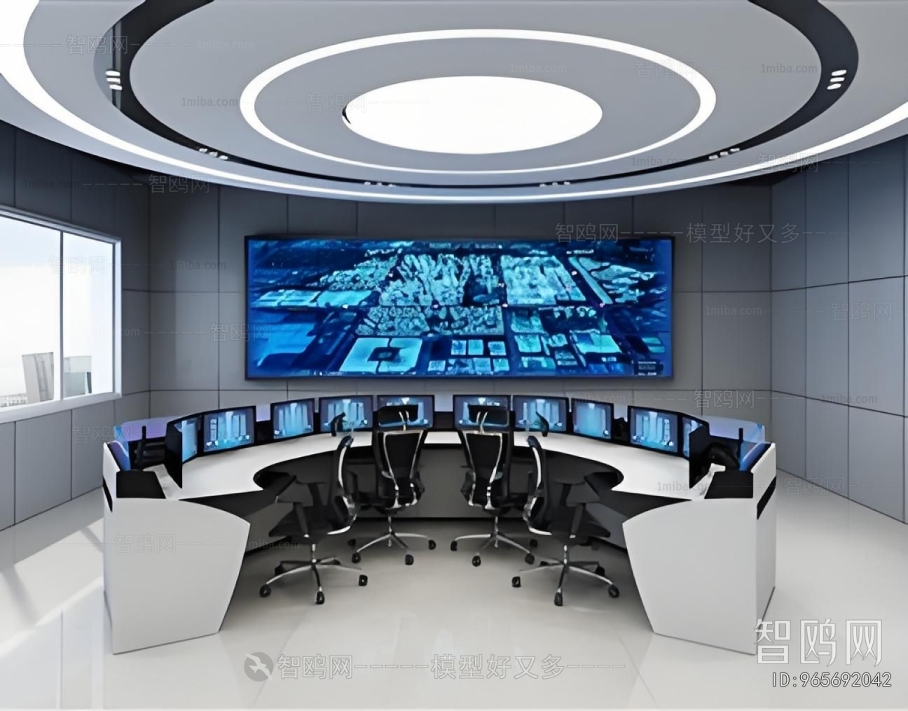 Modern Monitor Room