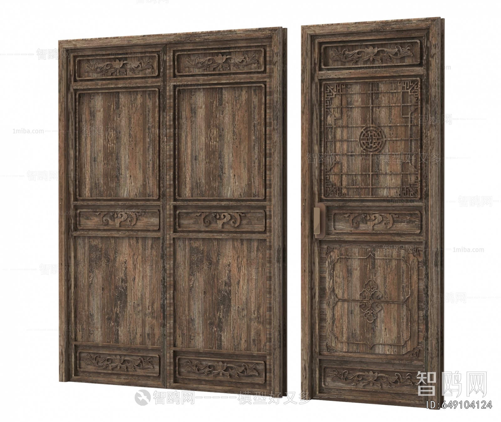Chinese Style Double Door