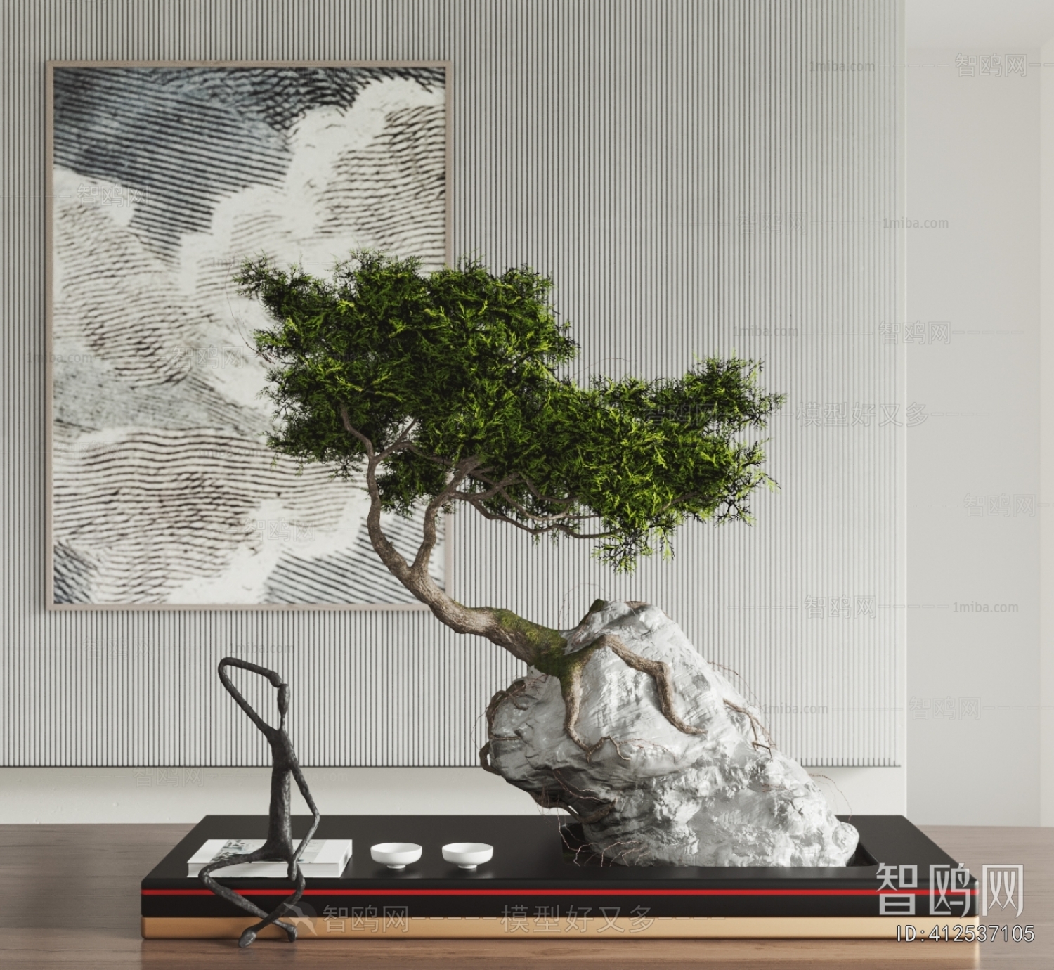 New Chinese Style Bonsai