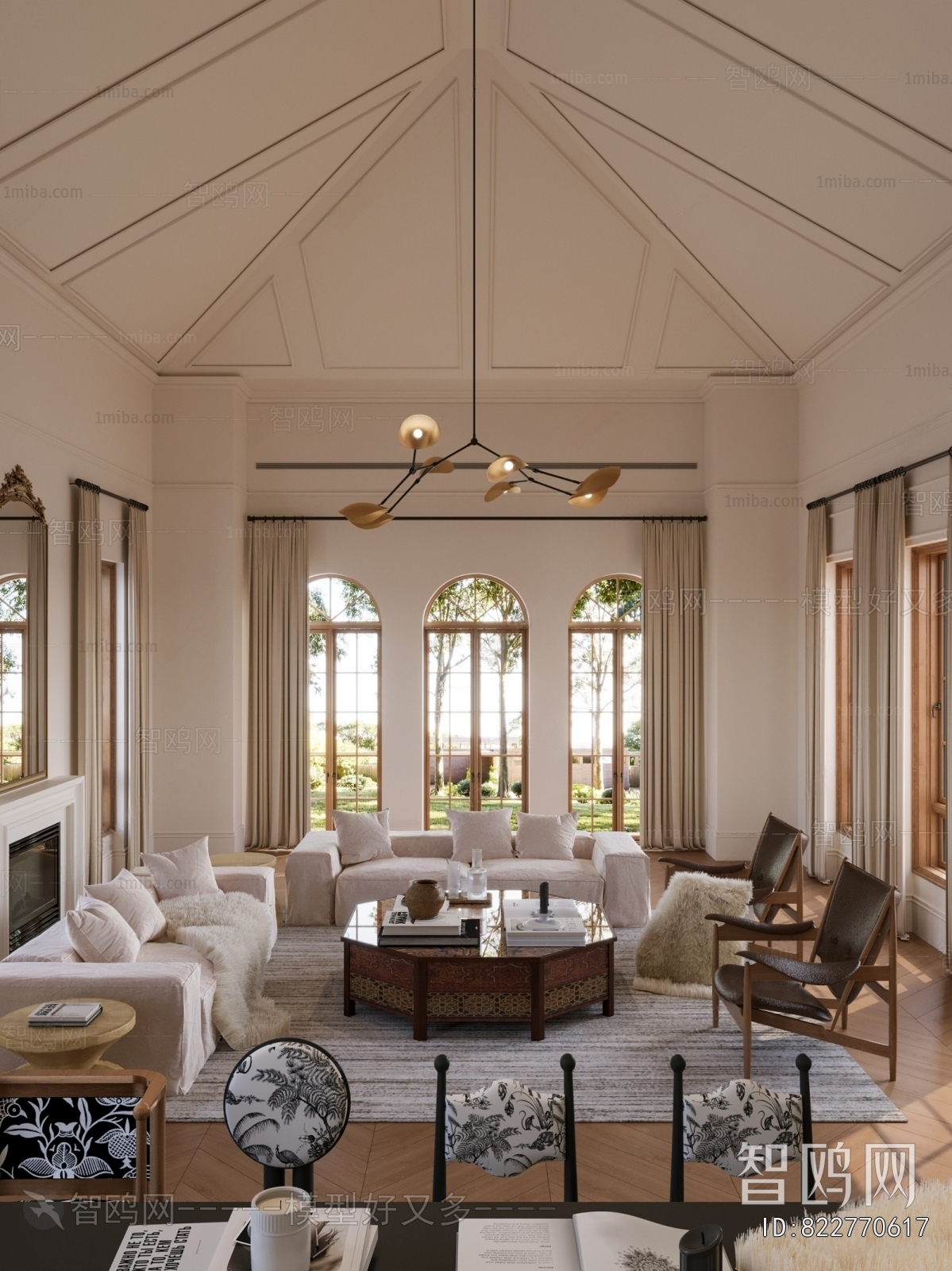 American Style A Living Room