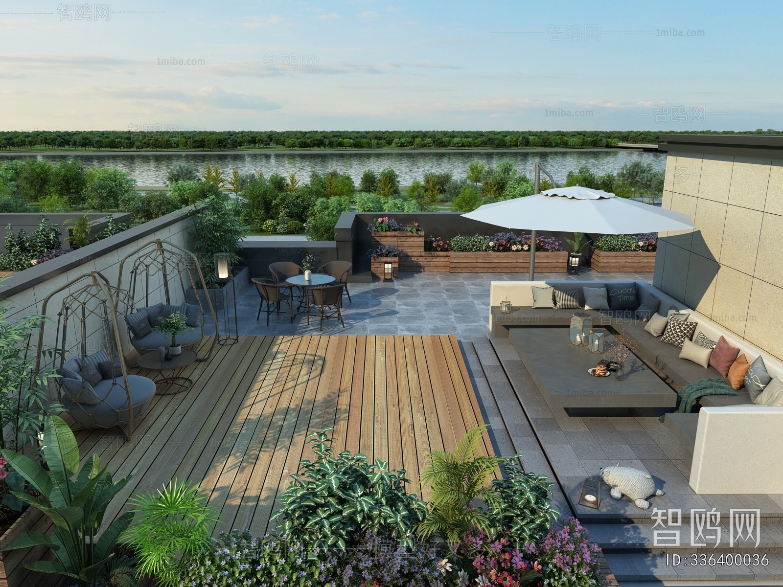 Modern Courtyard/landscape