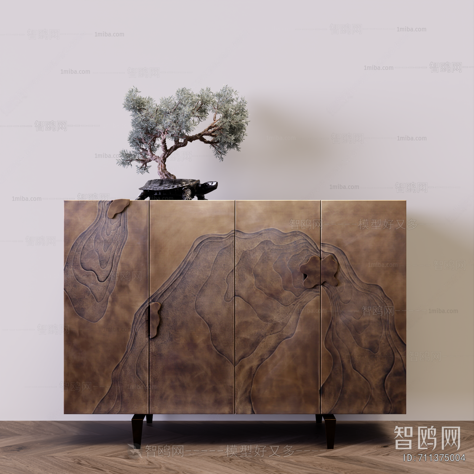 New Chinese Style Entrance Cabinet