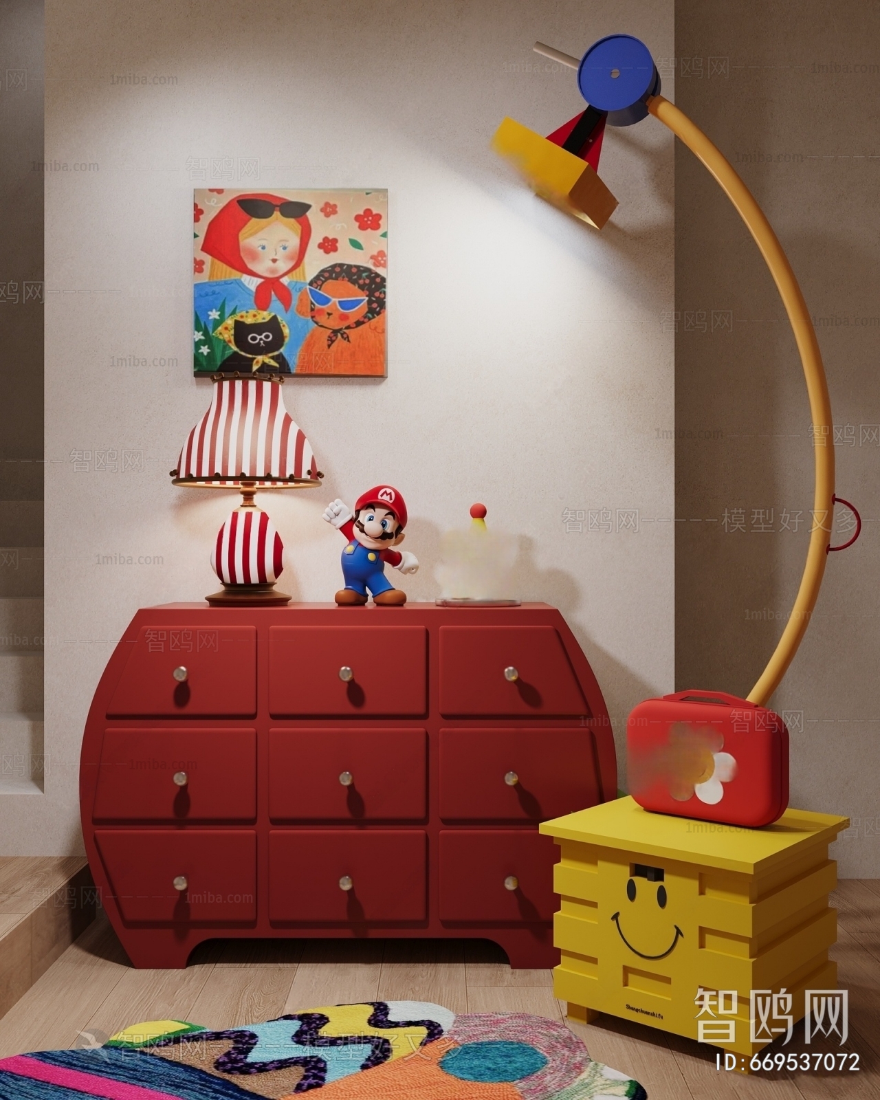 Modern Decorative Cabinet