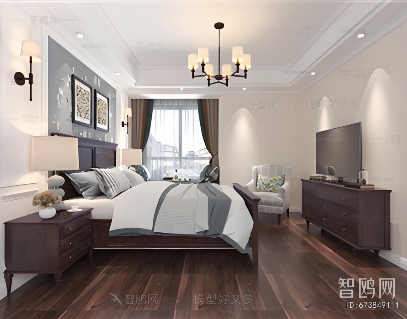 American Style Bedroom