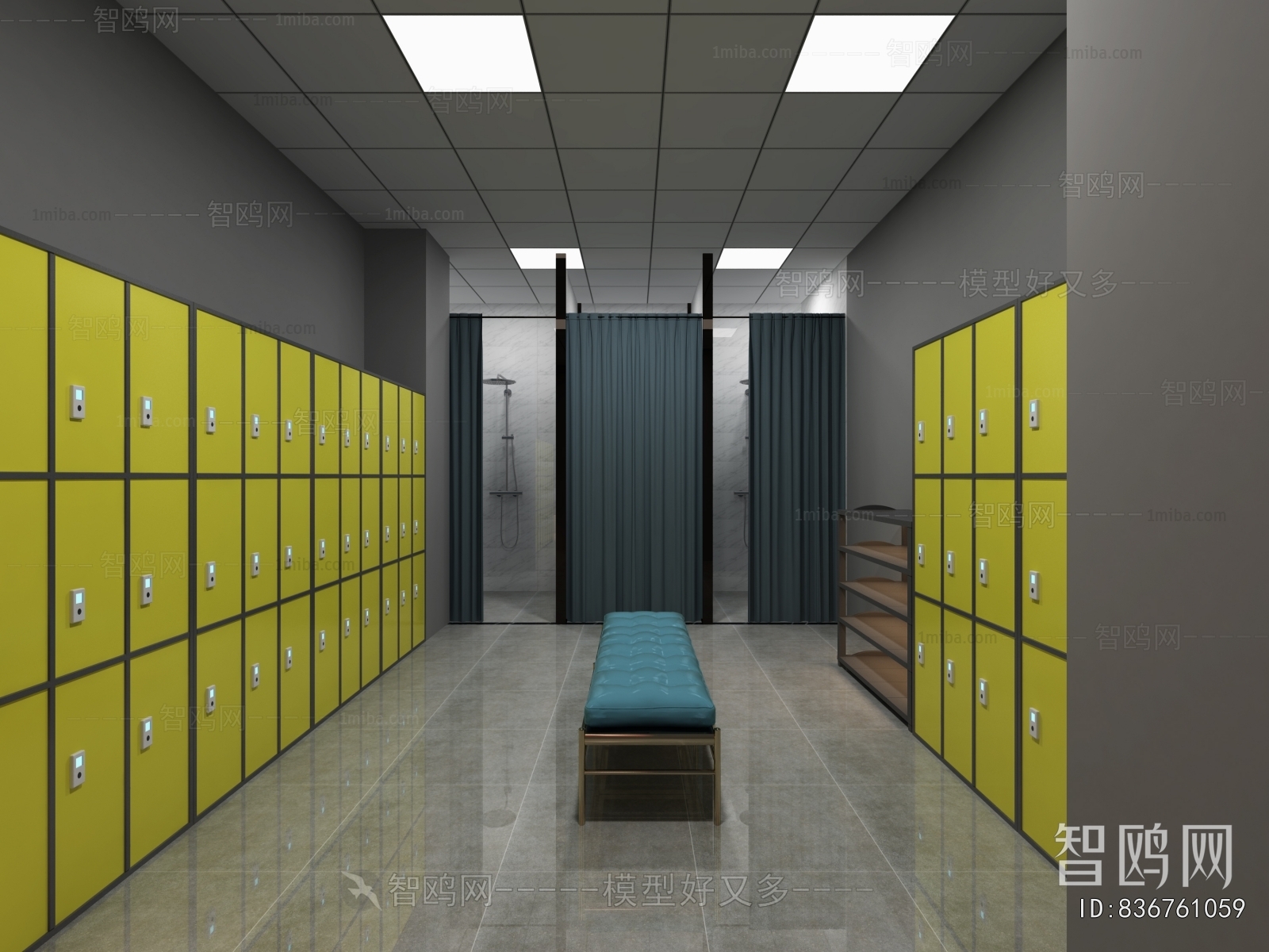 Industrial Style Changing Room