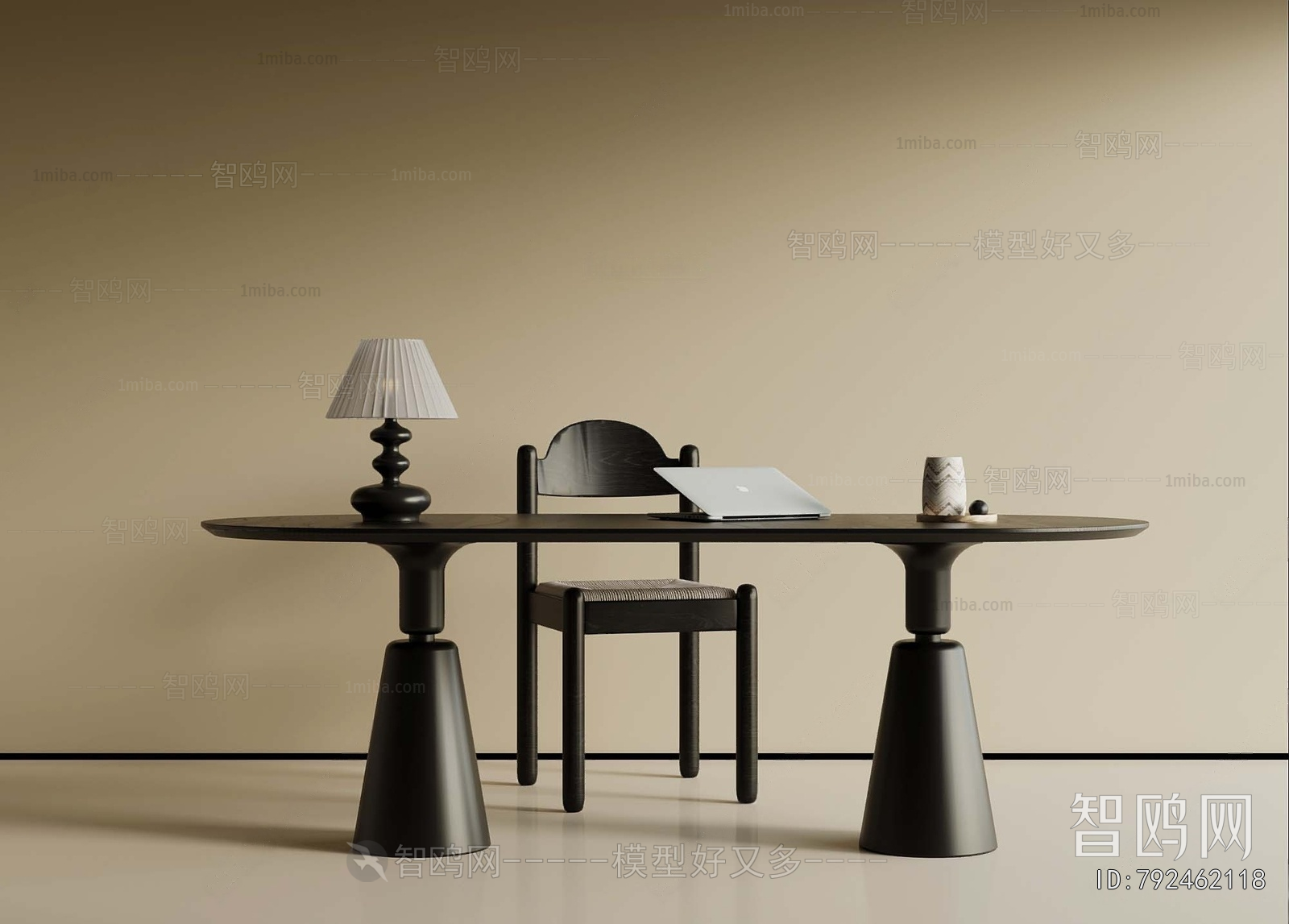 French Style Computer Desk And Chair