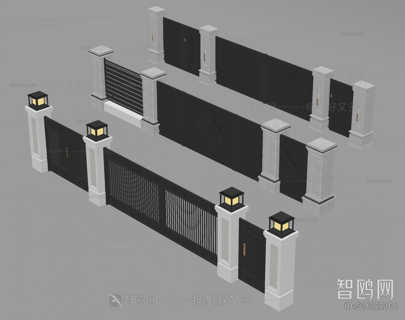 New Chinese Style Gate