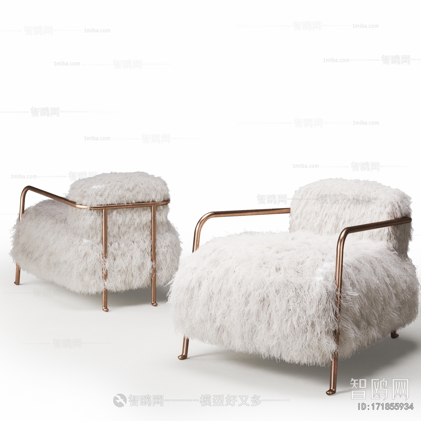 French Style Single Sofa