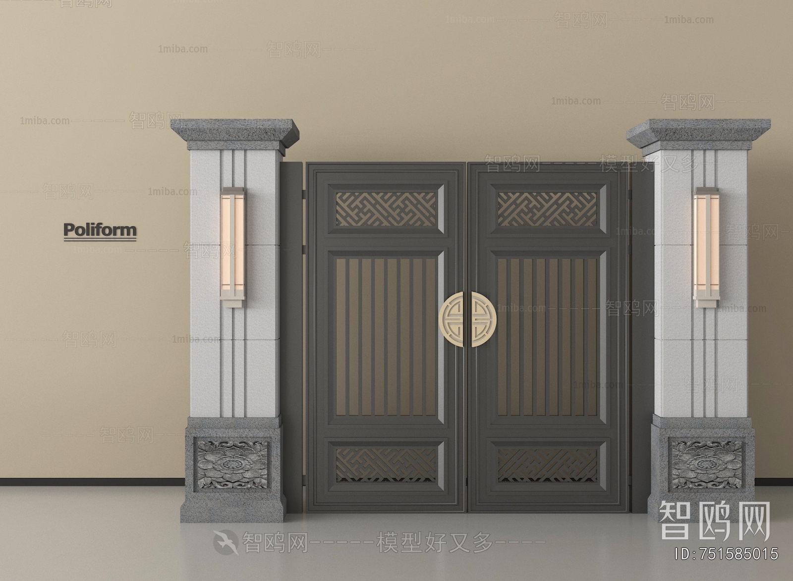 New Chinese Style Gate