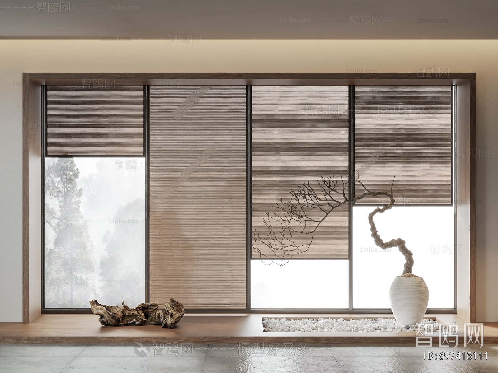 New Chinese Style Plant Landscaping