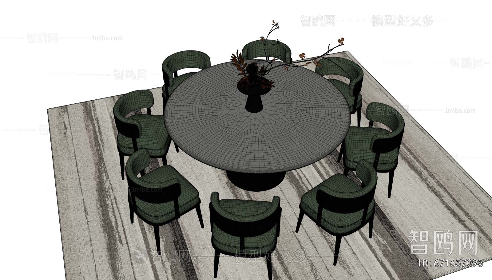 New Chinese Style Dining Table And Chairs