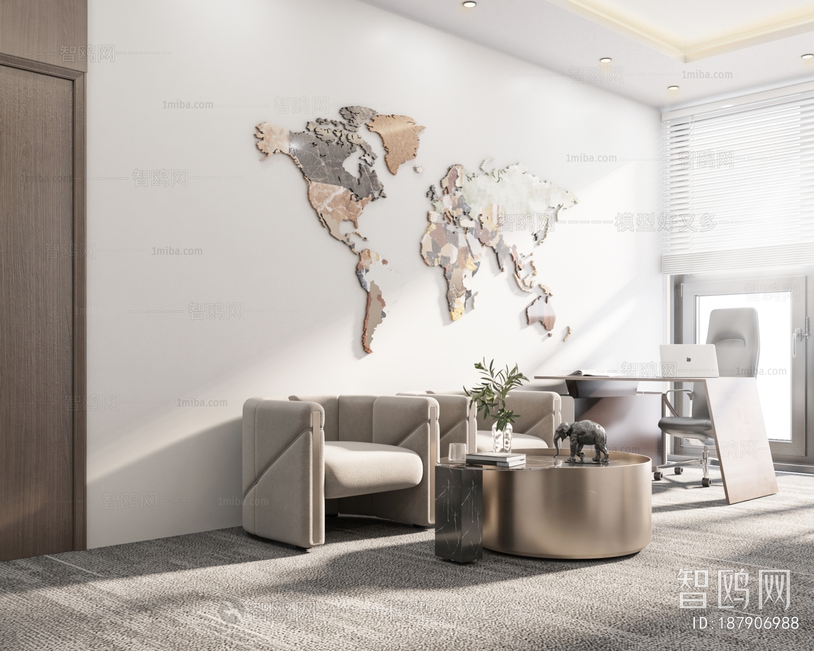 Modern Manager's Office