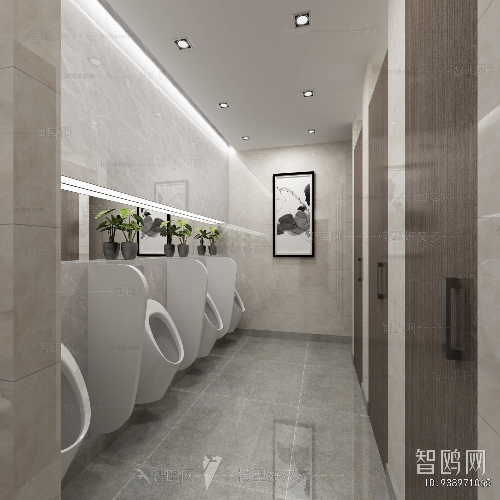 Modern Public Toilet