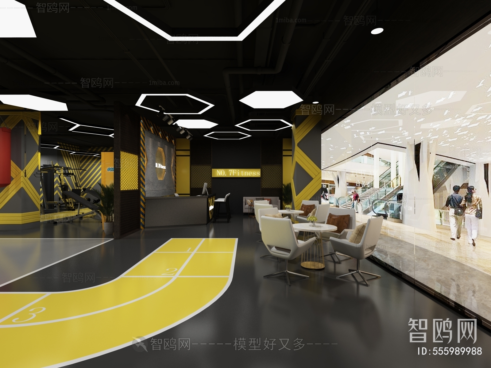 Industrial Style Gym