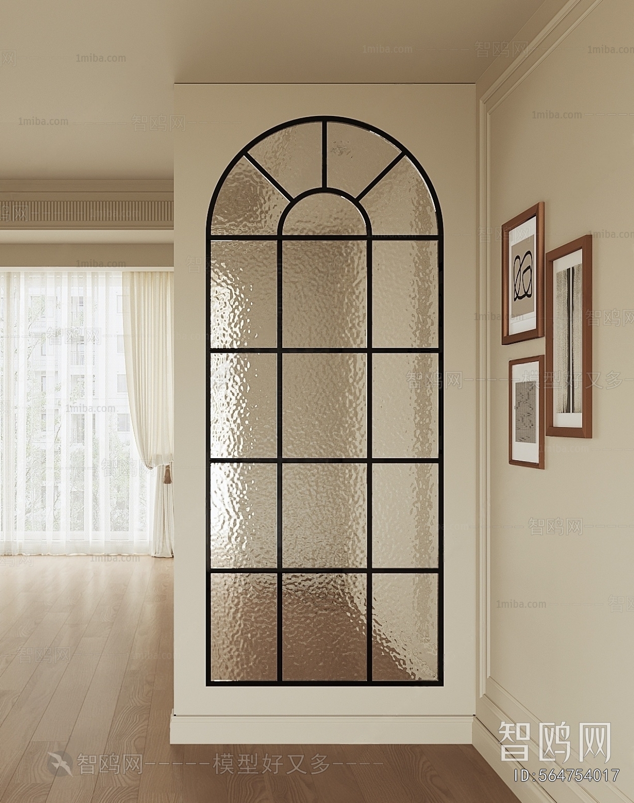 French Style Hallway