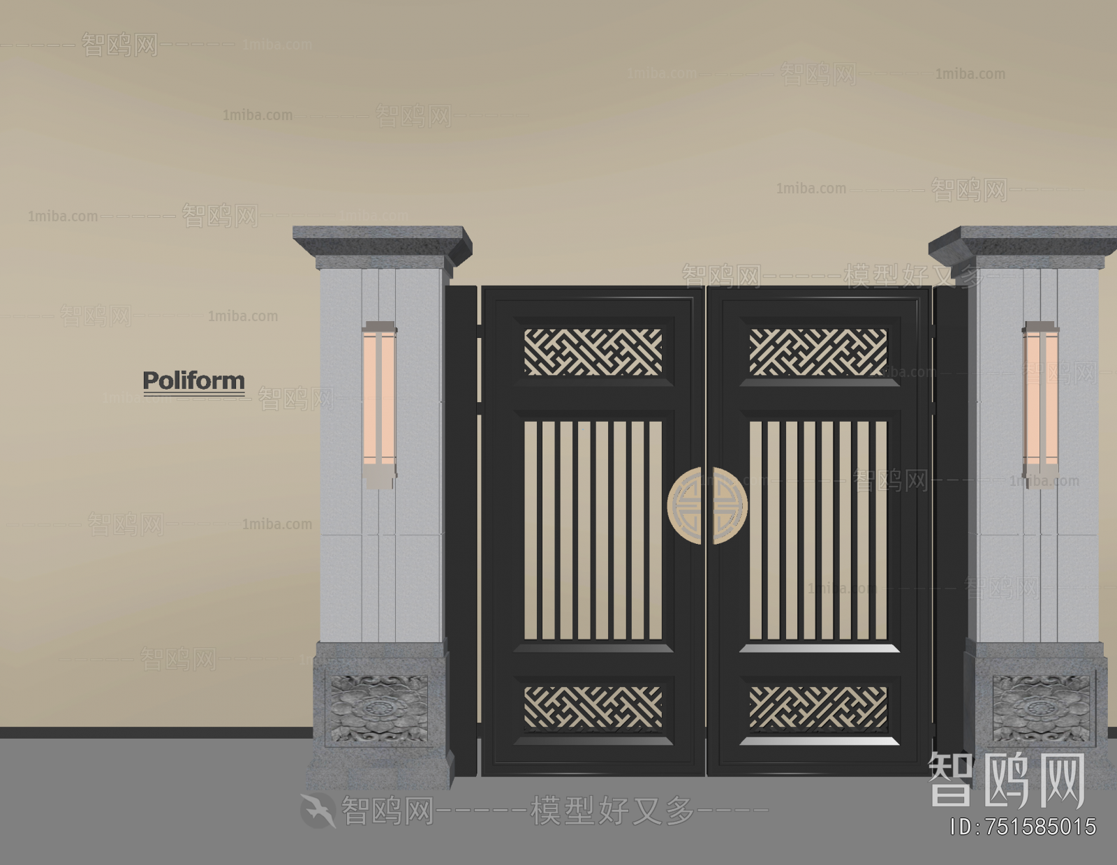 New Chinese Style Gate