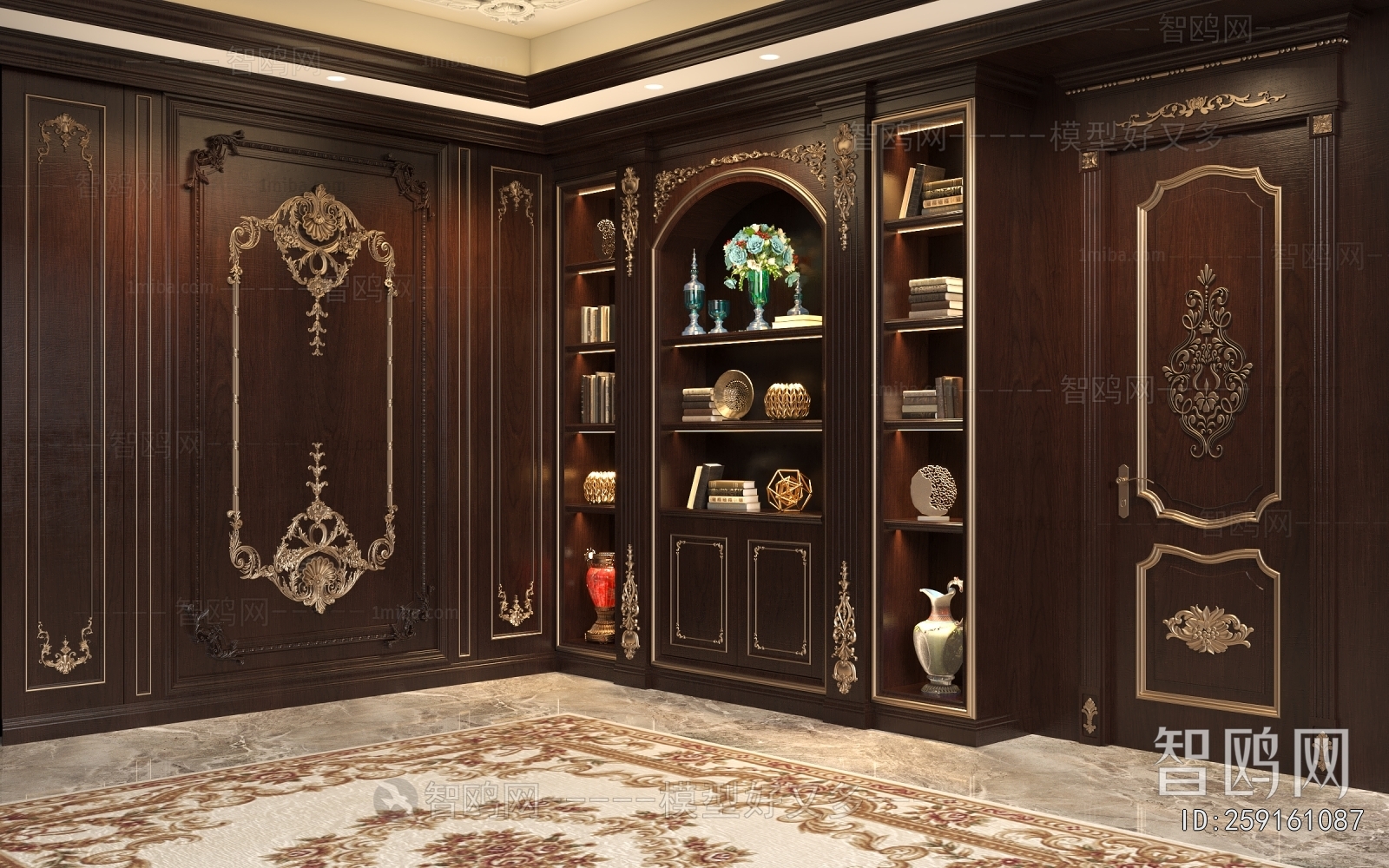 European Style Bookcase