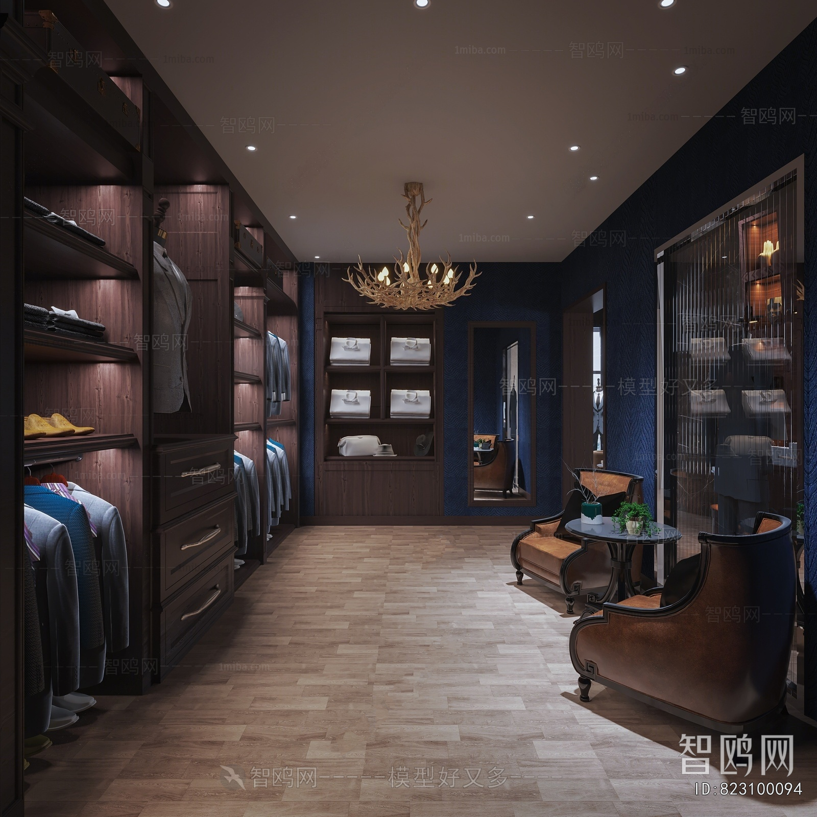 Modern Clothes Storage Area