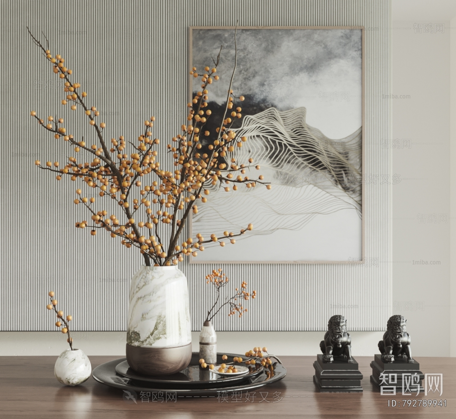 New Chinese Style Decorative Set