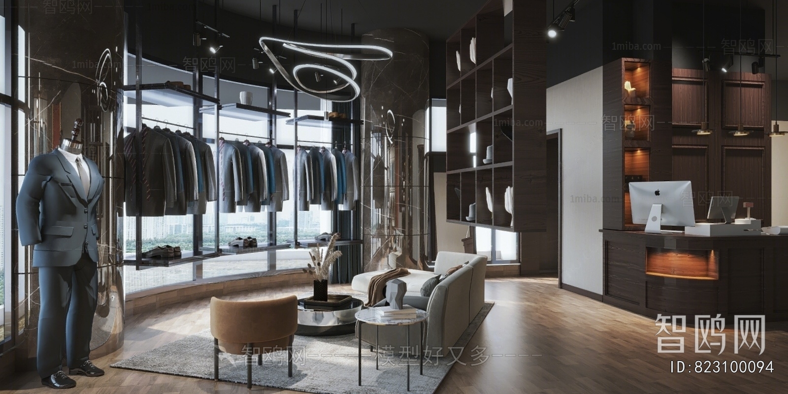 Modern Clothes Storage Area