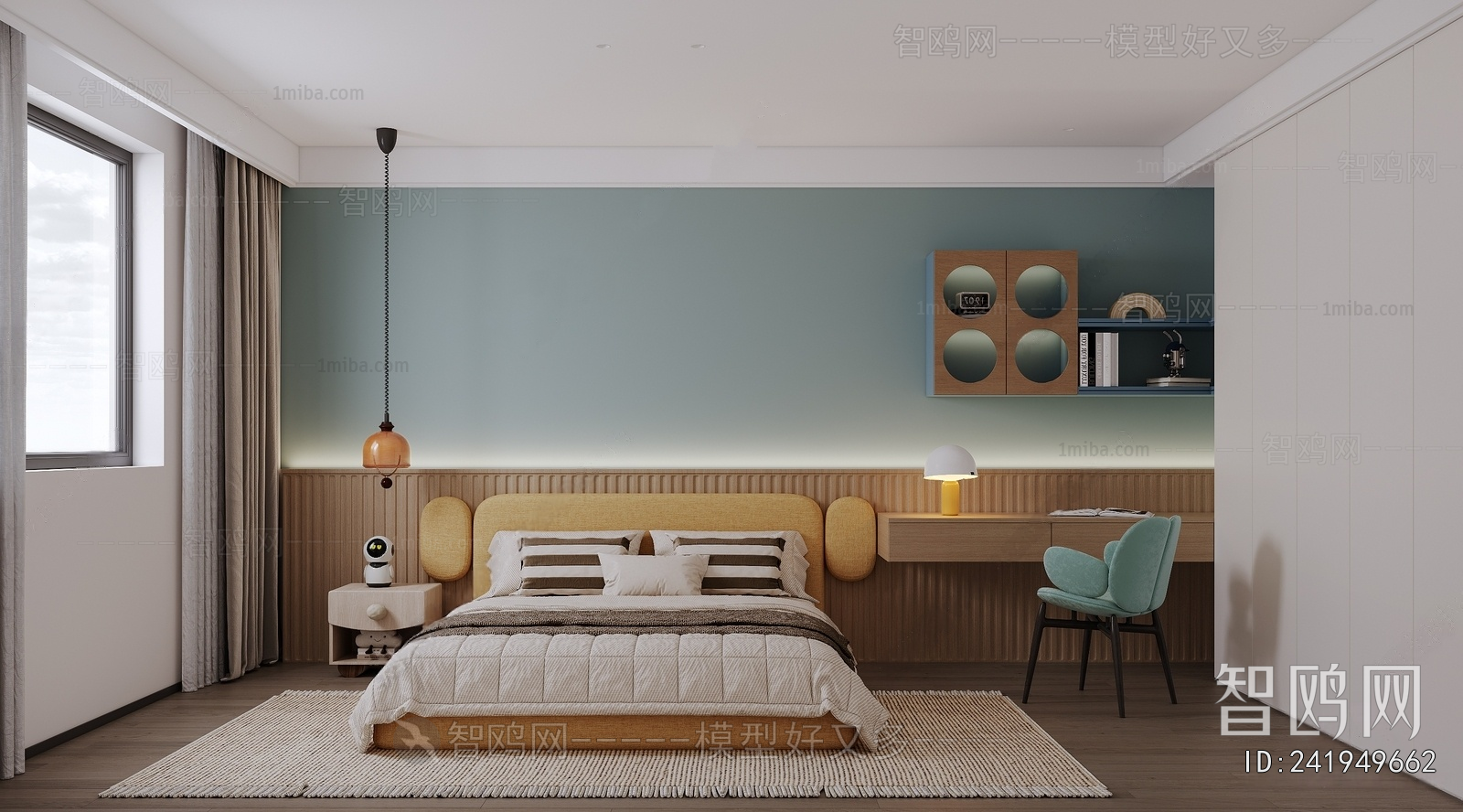 Modern Boy's Room And Son's Room