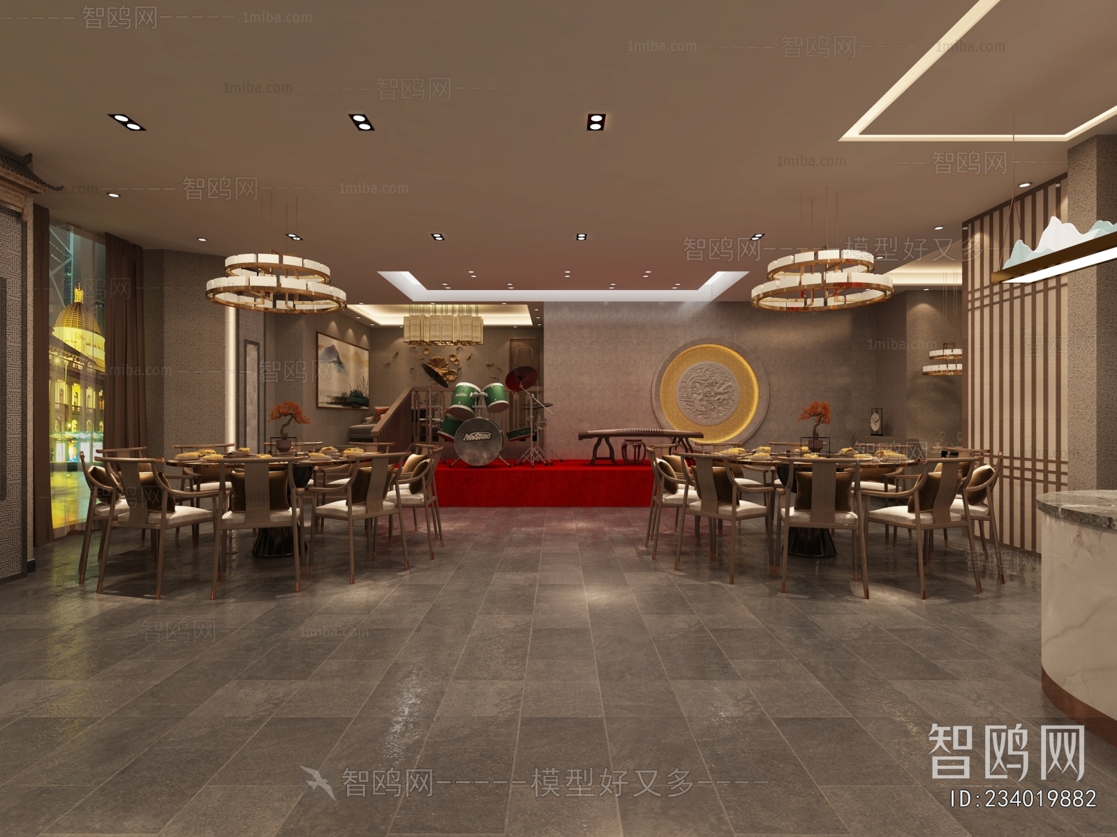 New Chinese Style Restaurant Box