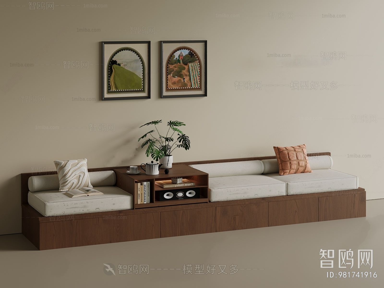 Modern Card Seat Sofa