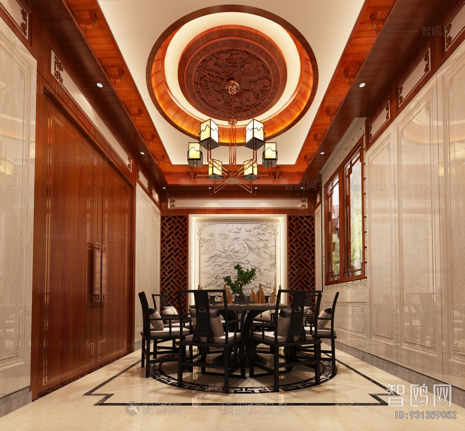 Chinese Style Restaurant Box