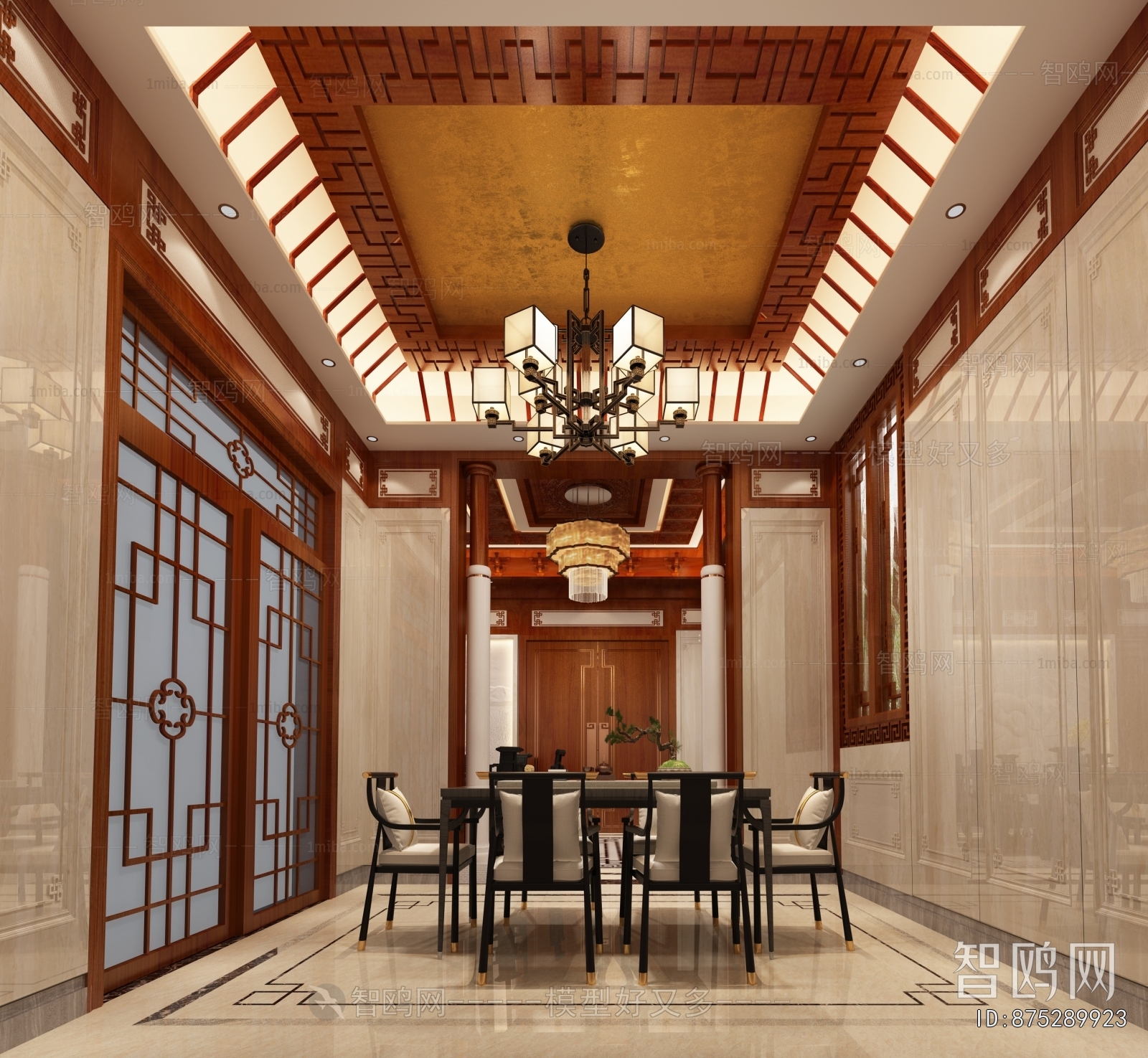Chinese Style Dining Room