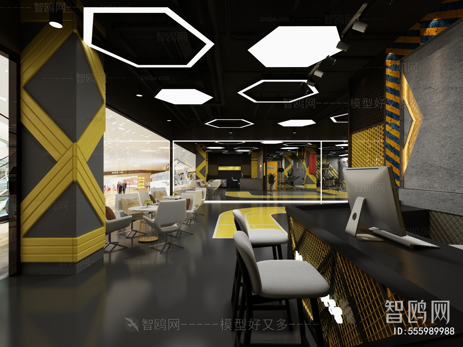 Industrial Style Gym