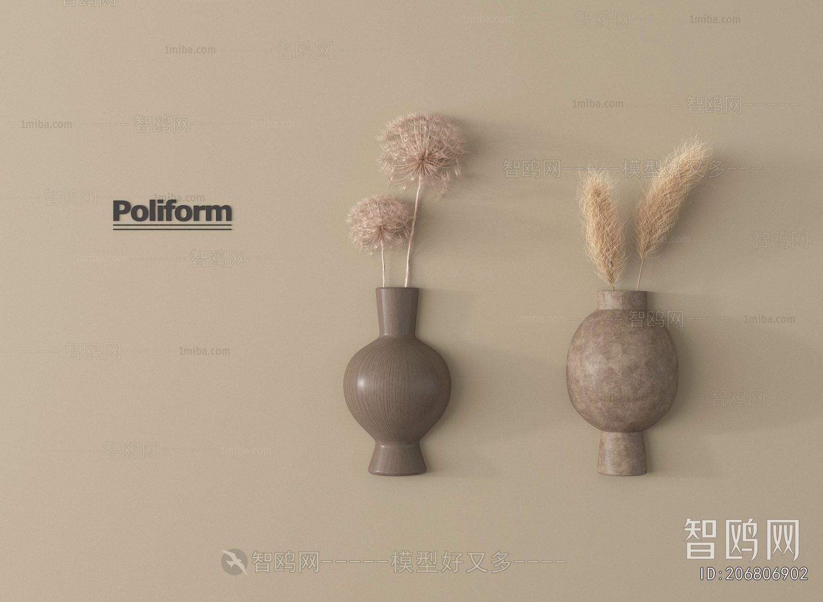 Wabi-sabi Style Wall Decoration