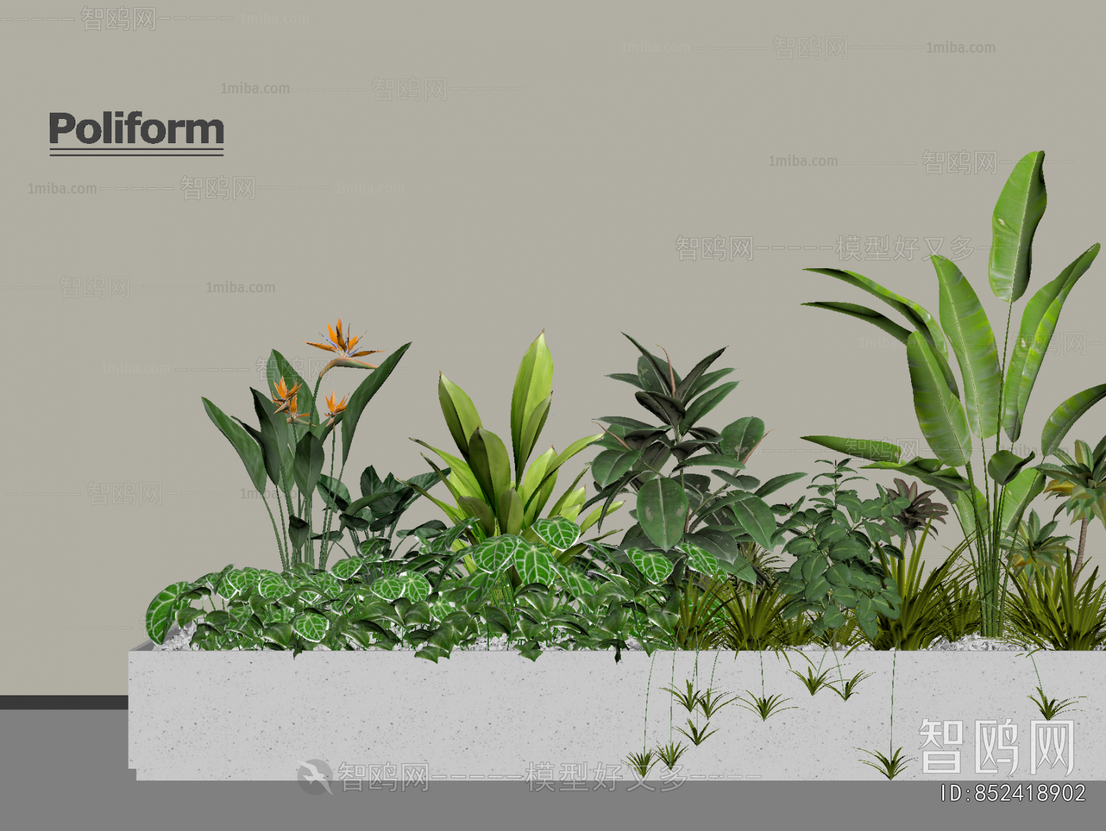 Modern Flower Bed, Flower Bowl, Flower Box