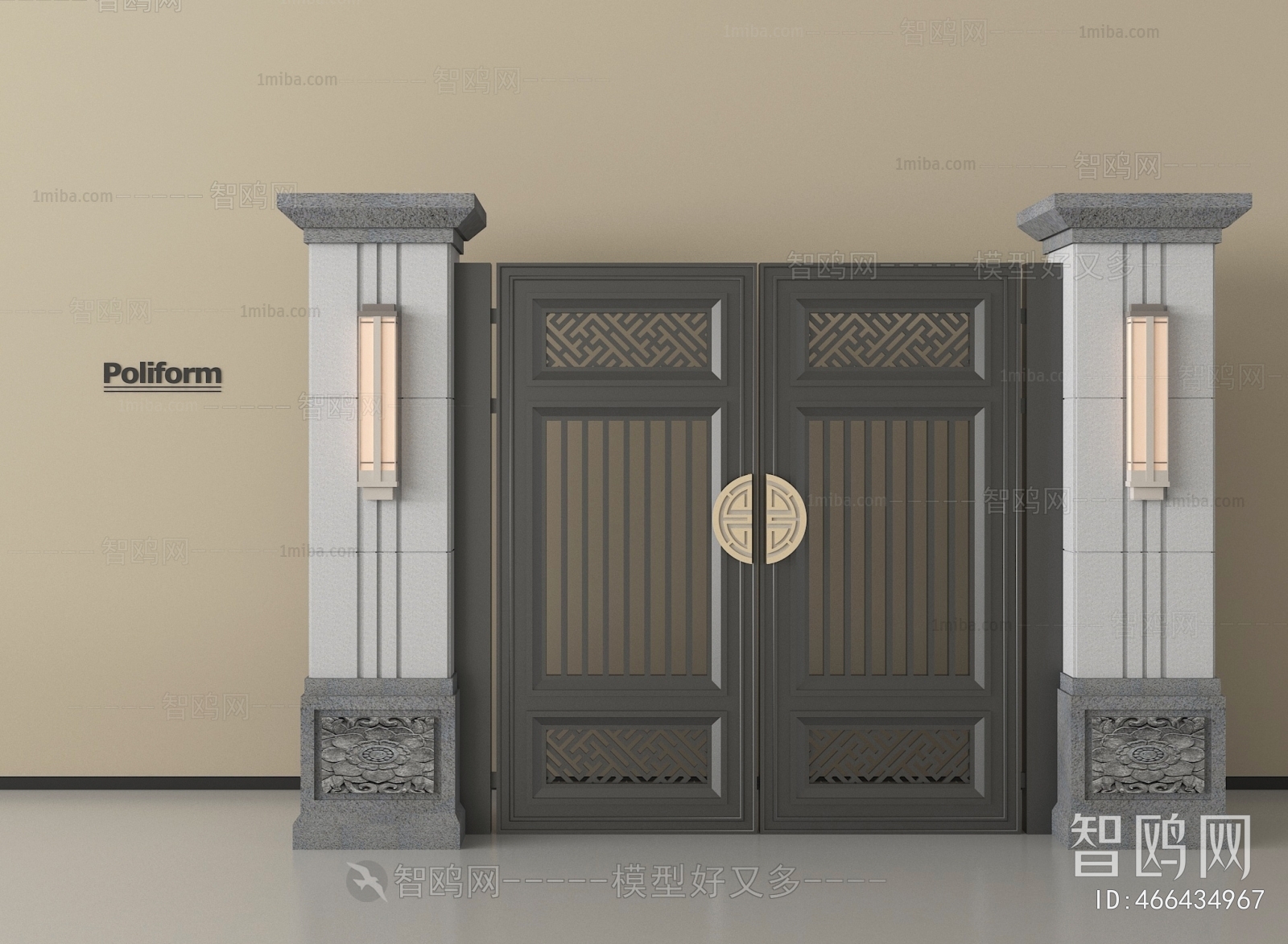 New Chinese Style Gate