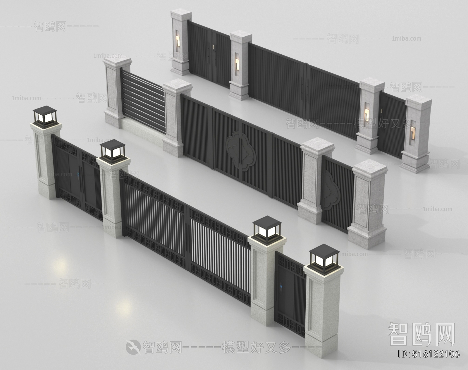 New Chinese Style Gate