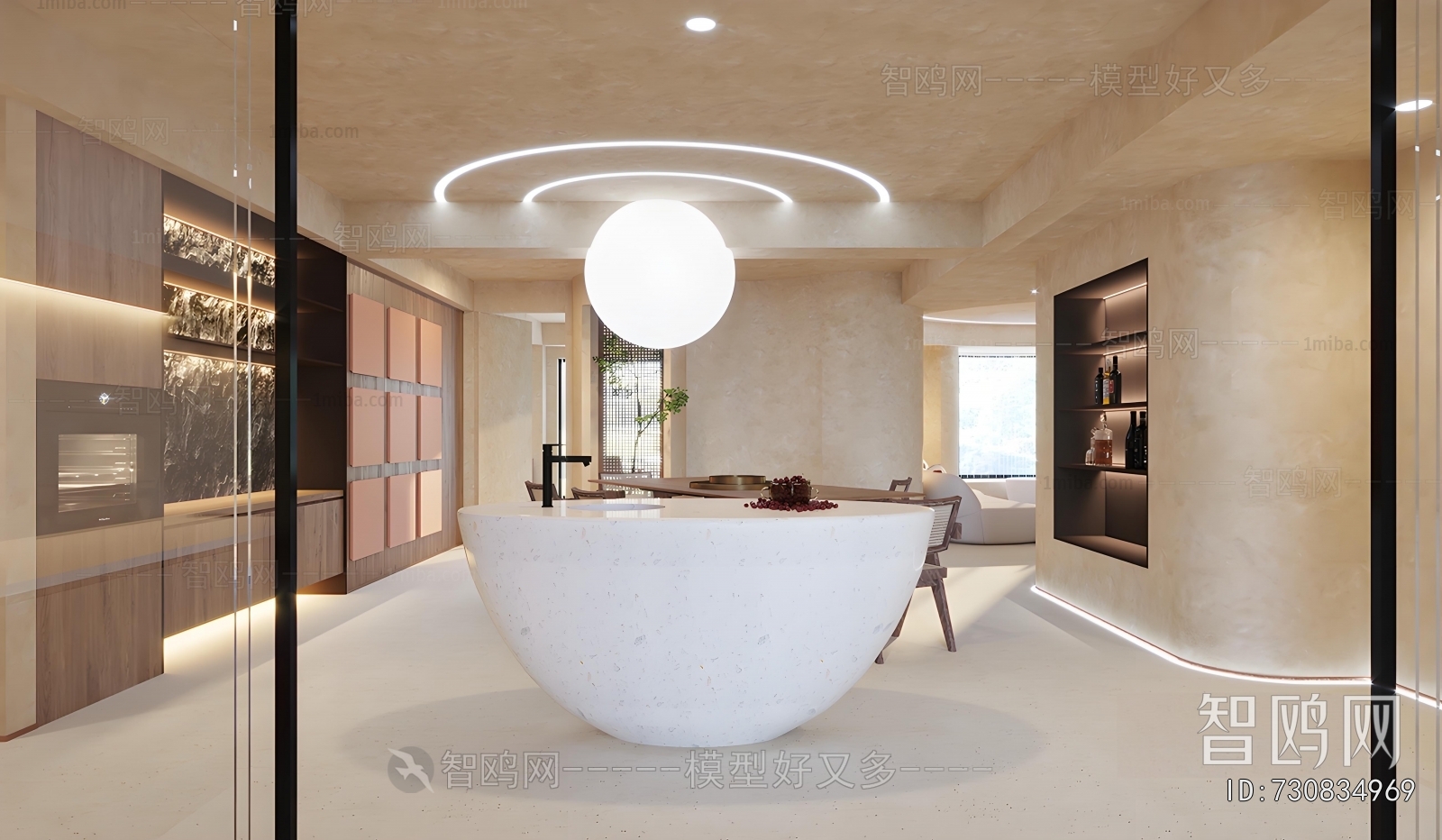 Wabi-sabi Style A Living Room