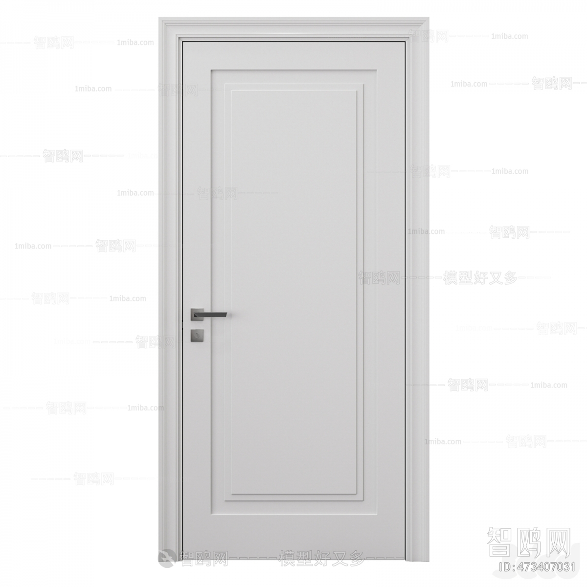 Simple European Style Single Door