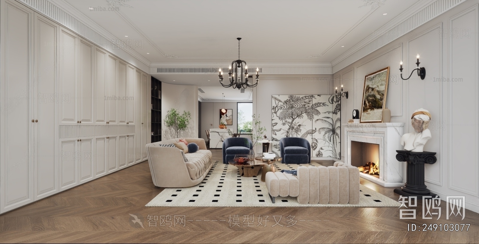 French Style A Living Room