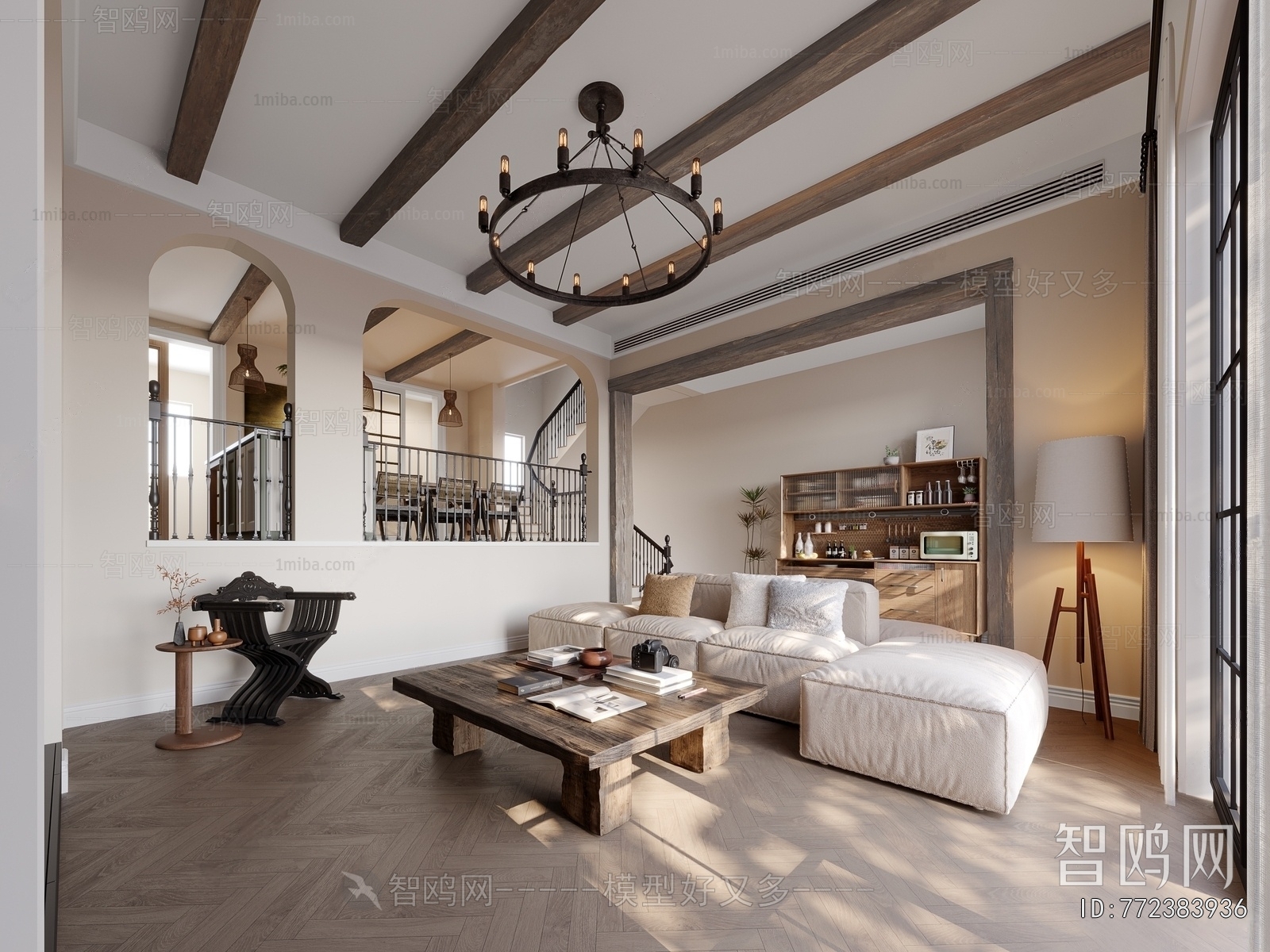 Wabi-sabi Style A Living Room