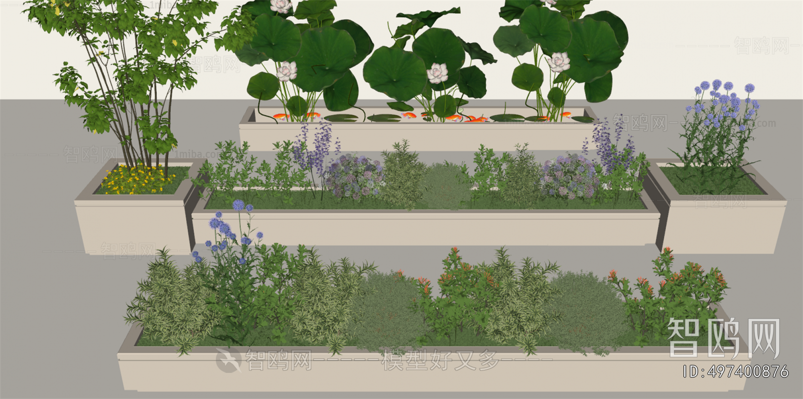 Modern Flower Bed, Flower Bowl, Flower Box