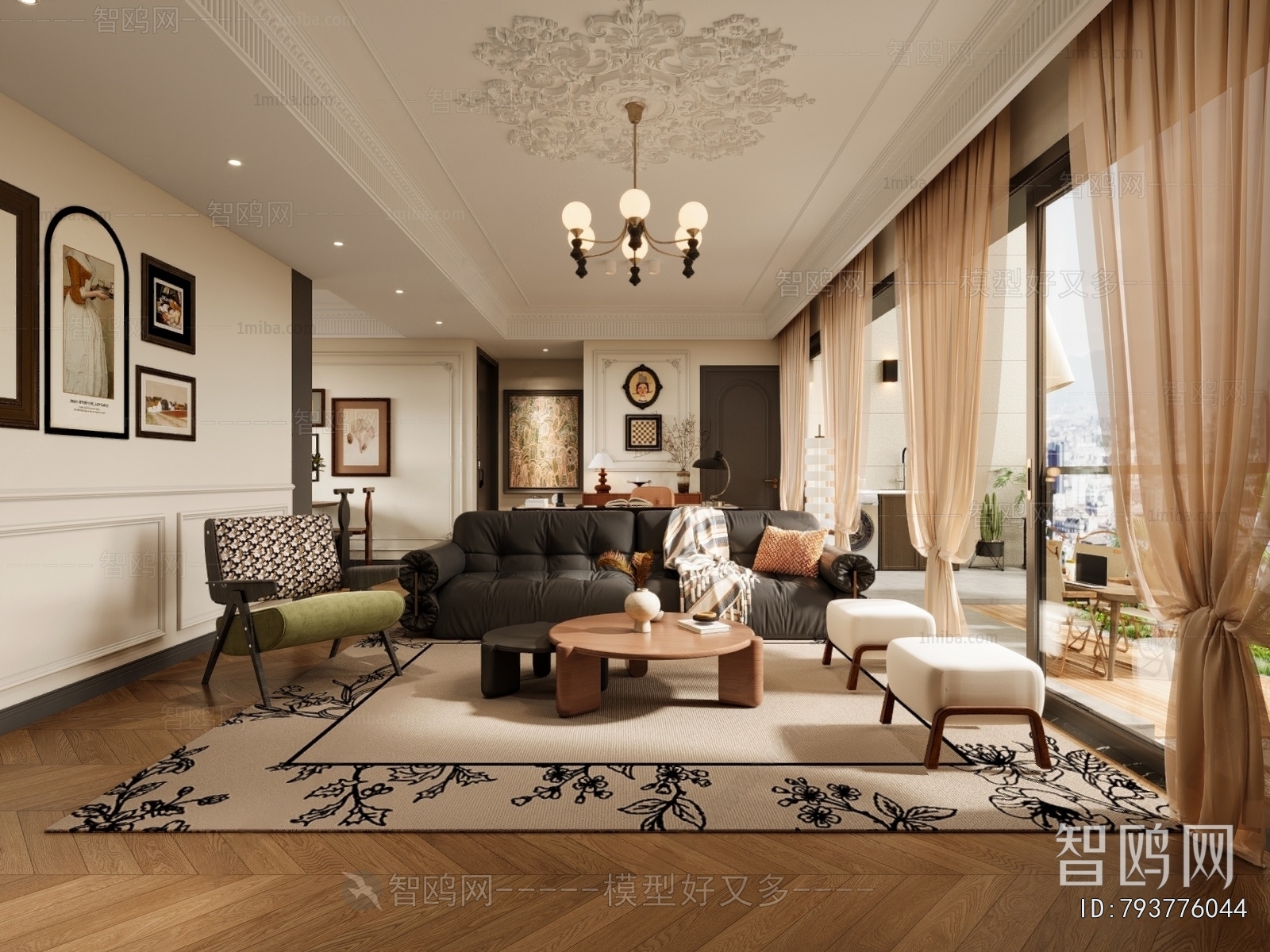 French Style A Living Room