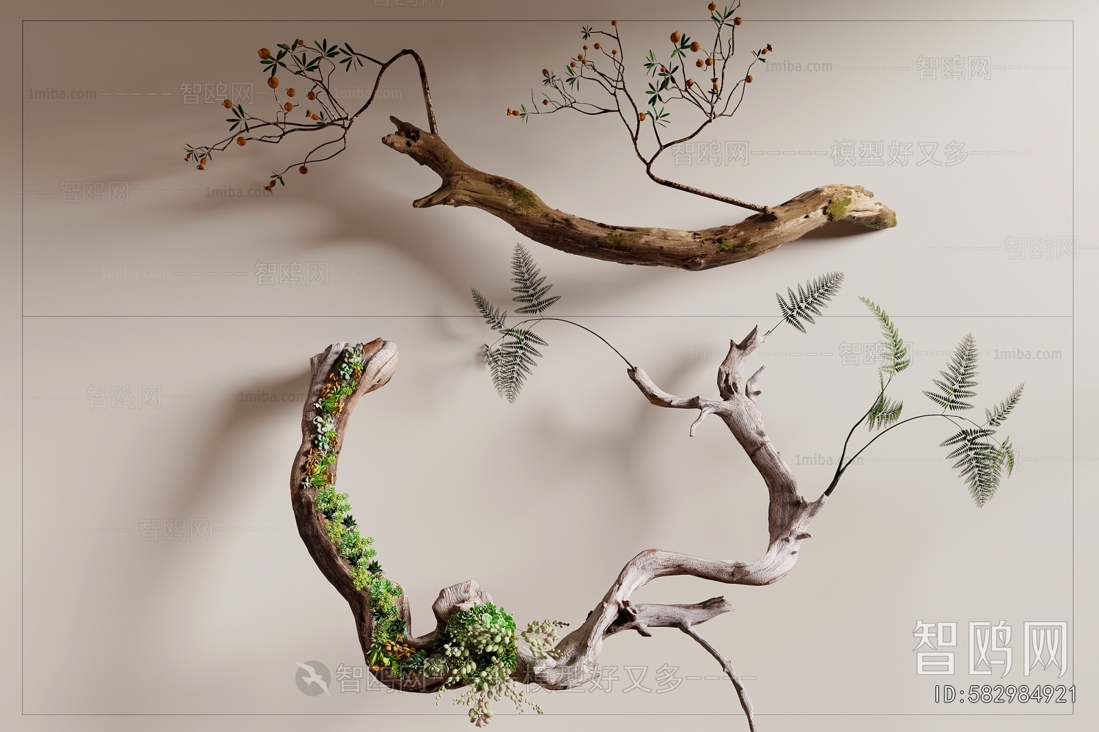 Wabi-sabi Style Wall Decoration