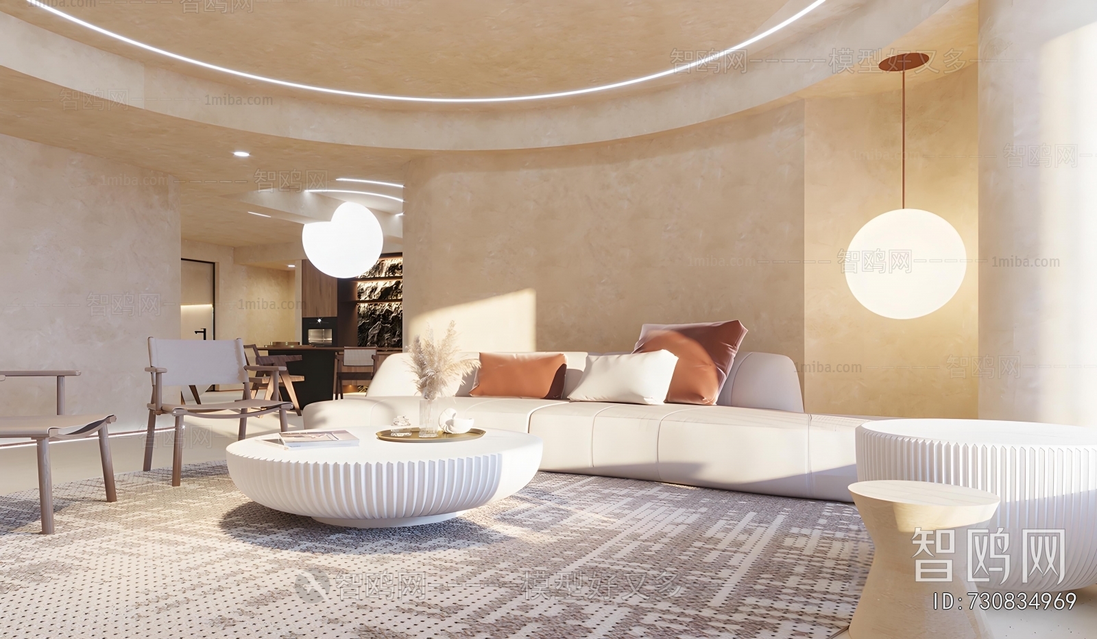 Wabi-sabi Style A Living Room