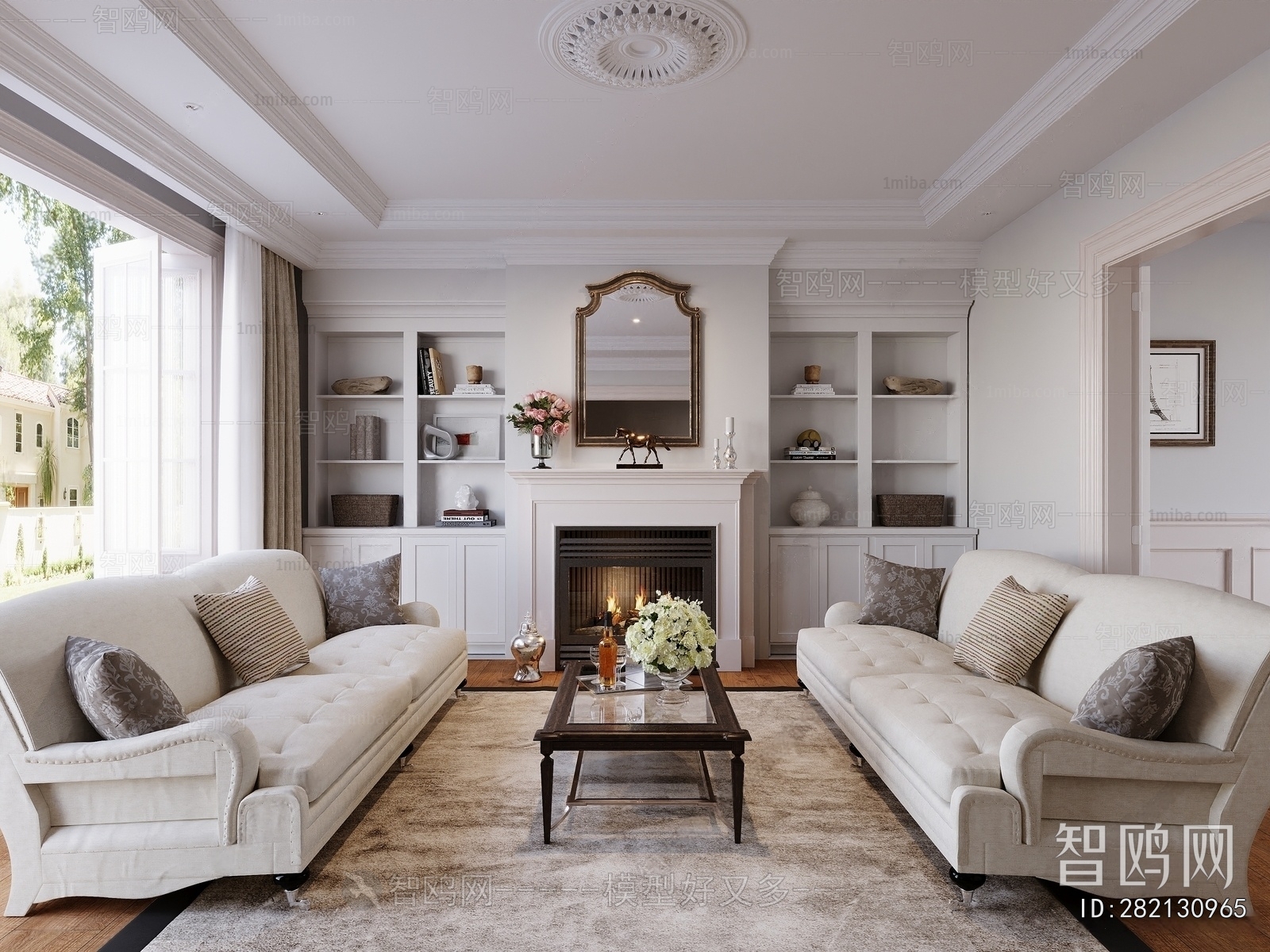 American Style A Living Room