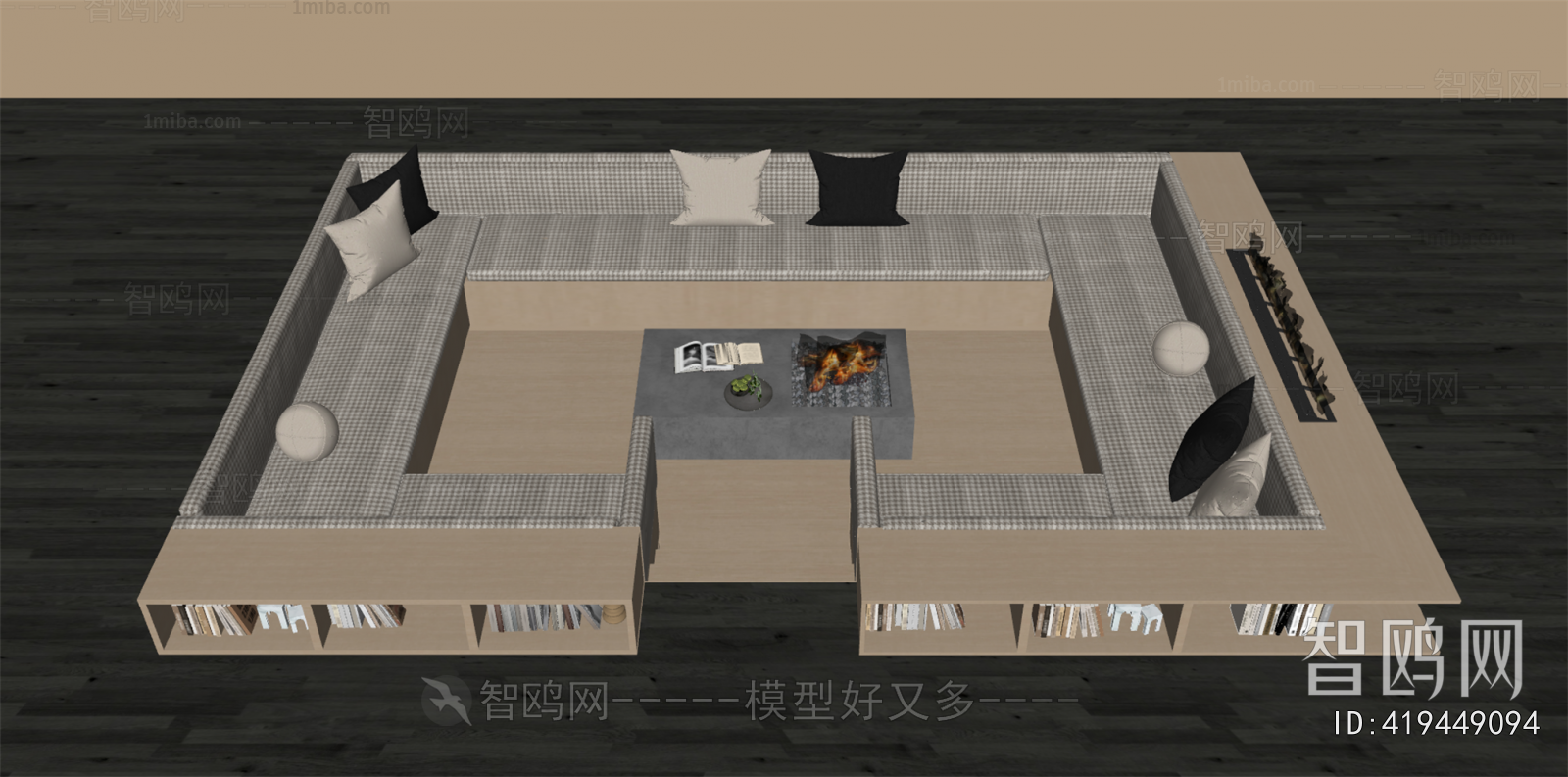 Modern Card Seat Sofa