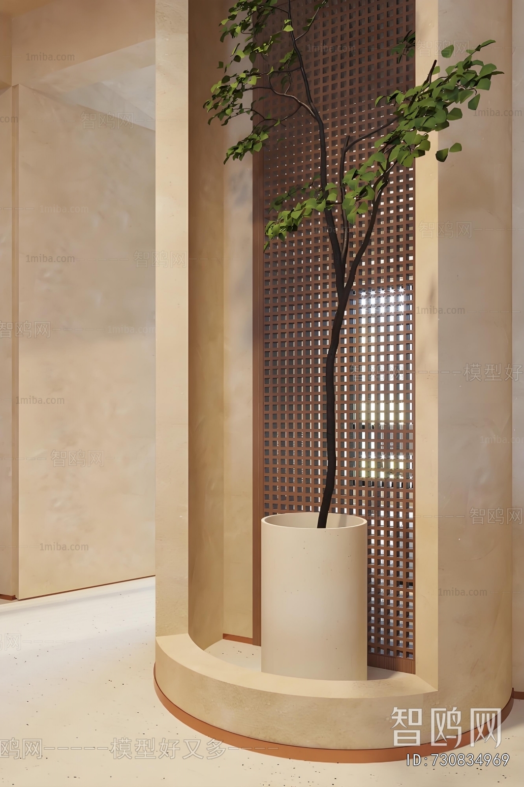 Wabi-sabi Style A Living Room